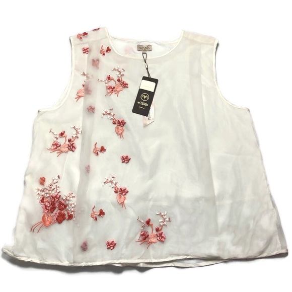 byTiMo Petals In the Sky Embroidered Top - Picture 3 of 6